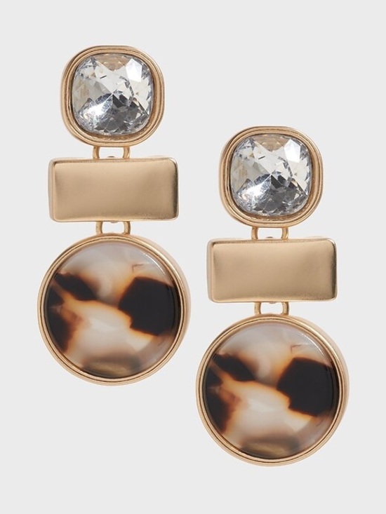 Banana Republic Factory Jewelry - Banana Republic Triple Tier Post Earrings NWT